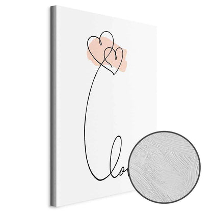 Leinwandbild - Connected in the Clouds (1 Part) Vertical