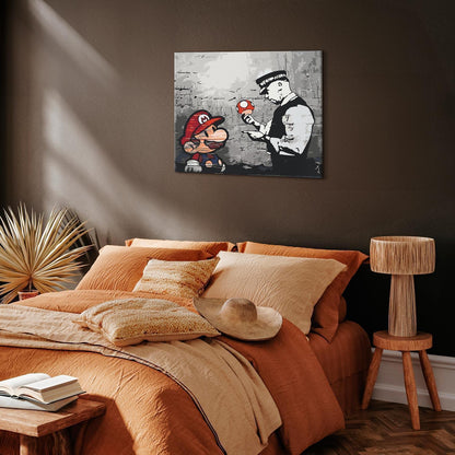 Malen nach Zahlen - Mario (Banksy)