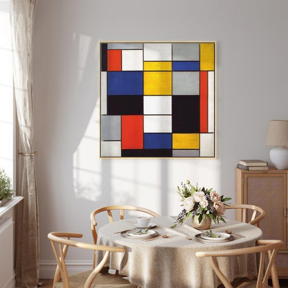 Leinwandbild - Piet Mondrian – Composition A