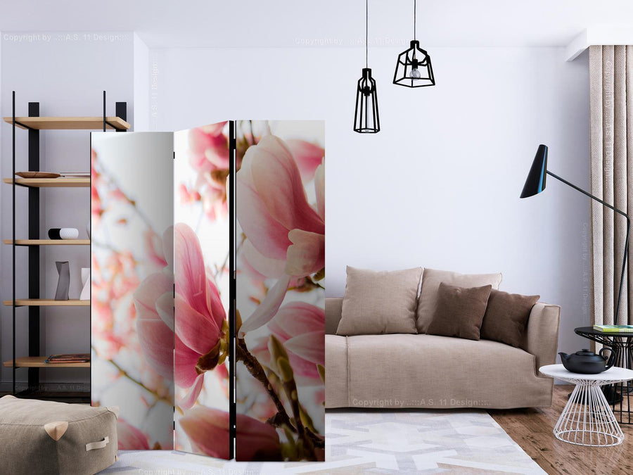 Paravent - Pink magnolia Artgeist