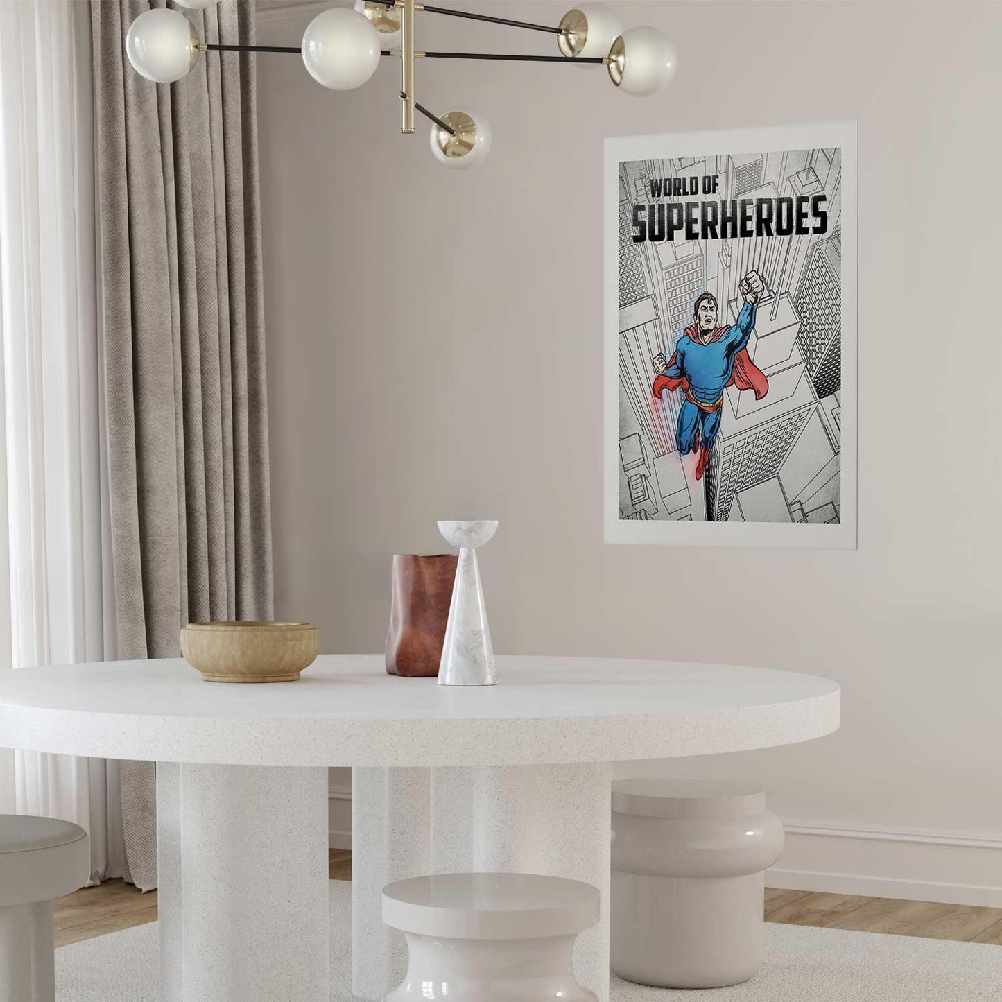 Poster - World of Superheroes Artgeist