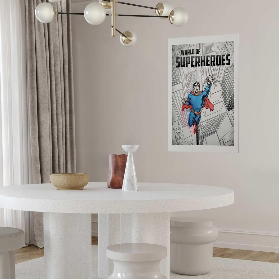 Poster - World of Superheroes Artgeist