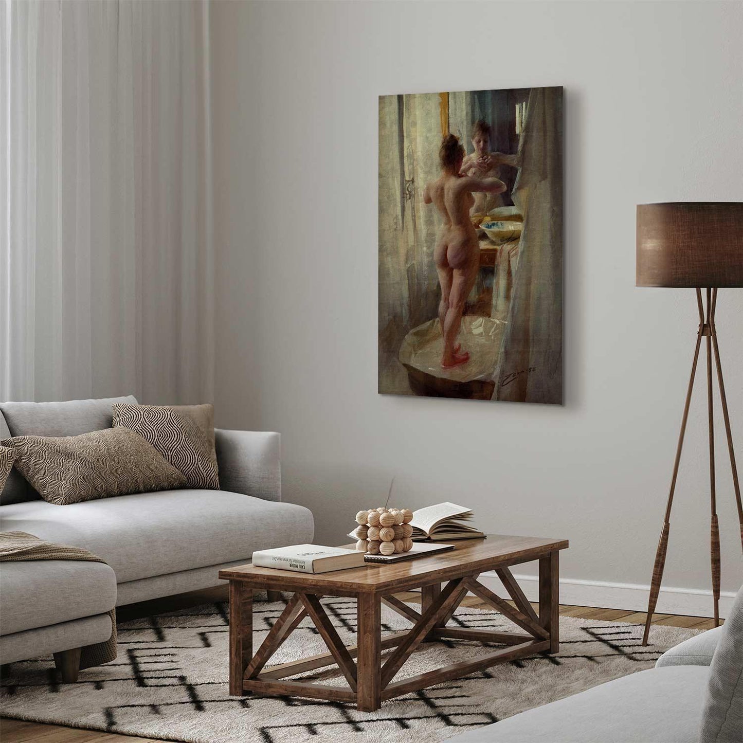 Leinwandbild - Anders Zorn – Tube