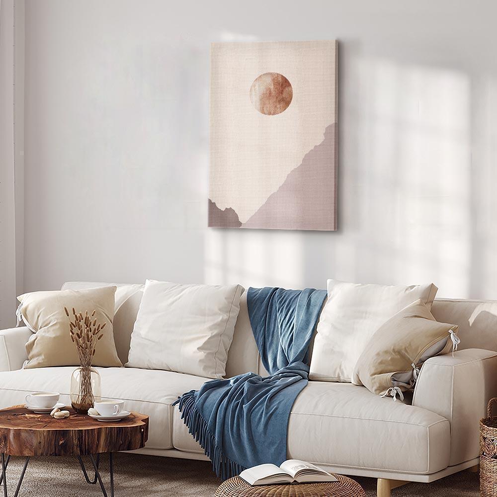 Leinwandbild - Mountain Planet (1 Part) Vertical