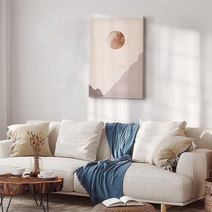 Leinwandbild - Mountain Planet (1 Part) Vertical