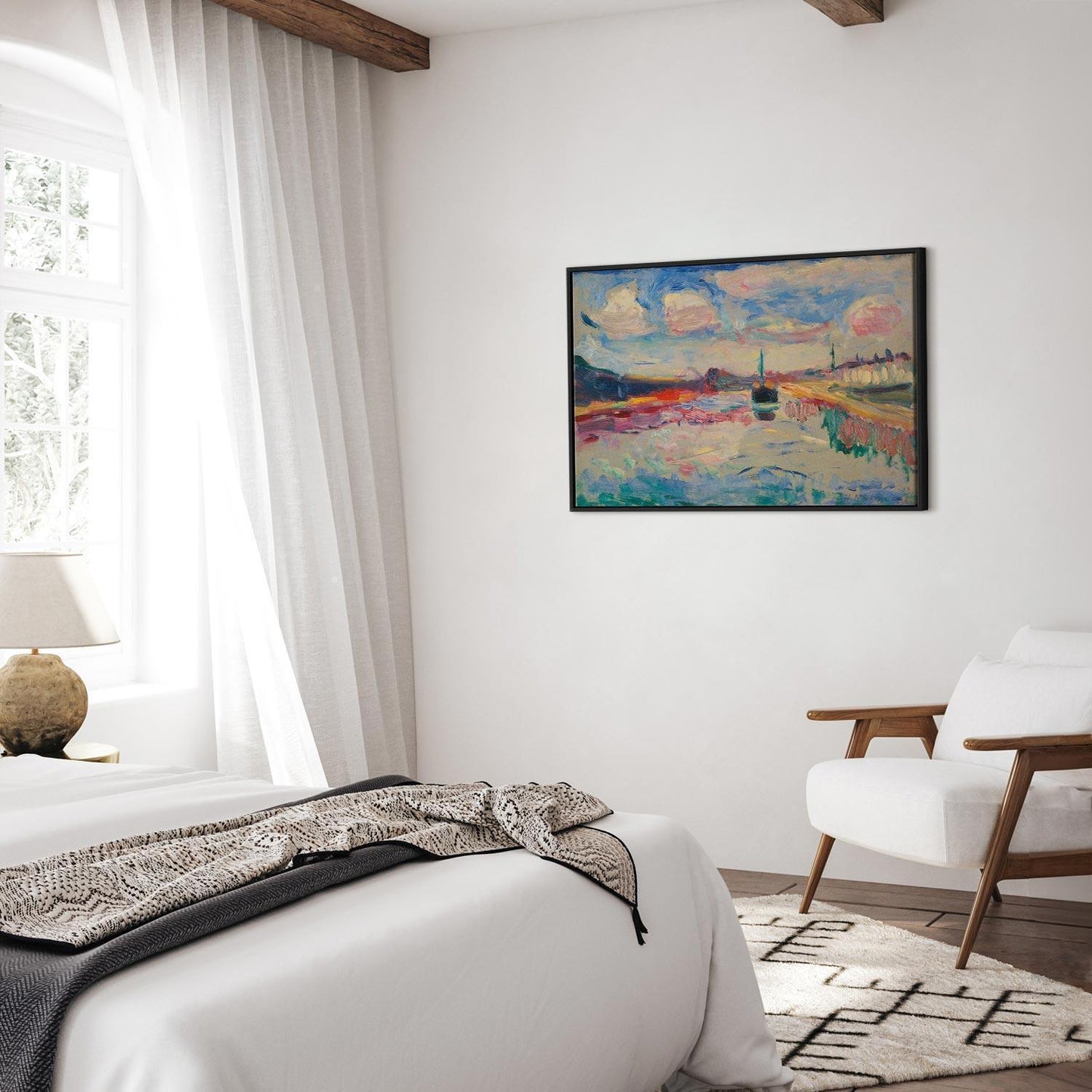 Leinwandbild - Henri Matisse – Canal du Midi