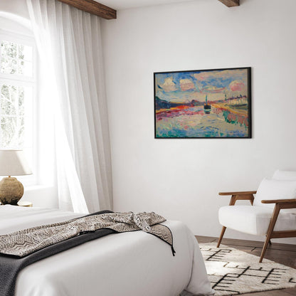 Leinwandbild - Henri Matisse – Canal du Midi