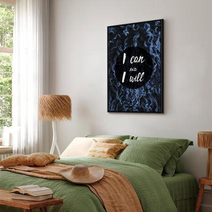Leinwandbild - I Can and I Will (1 Part) Vertical