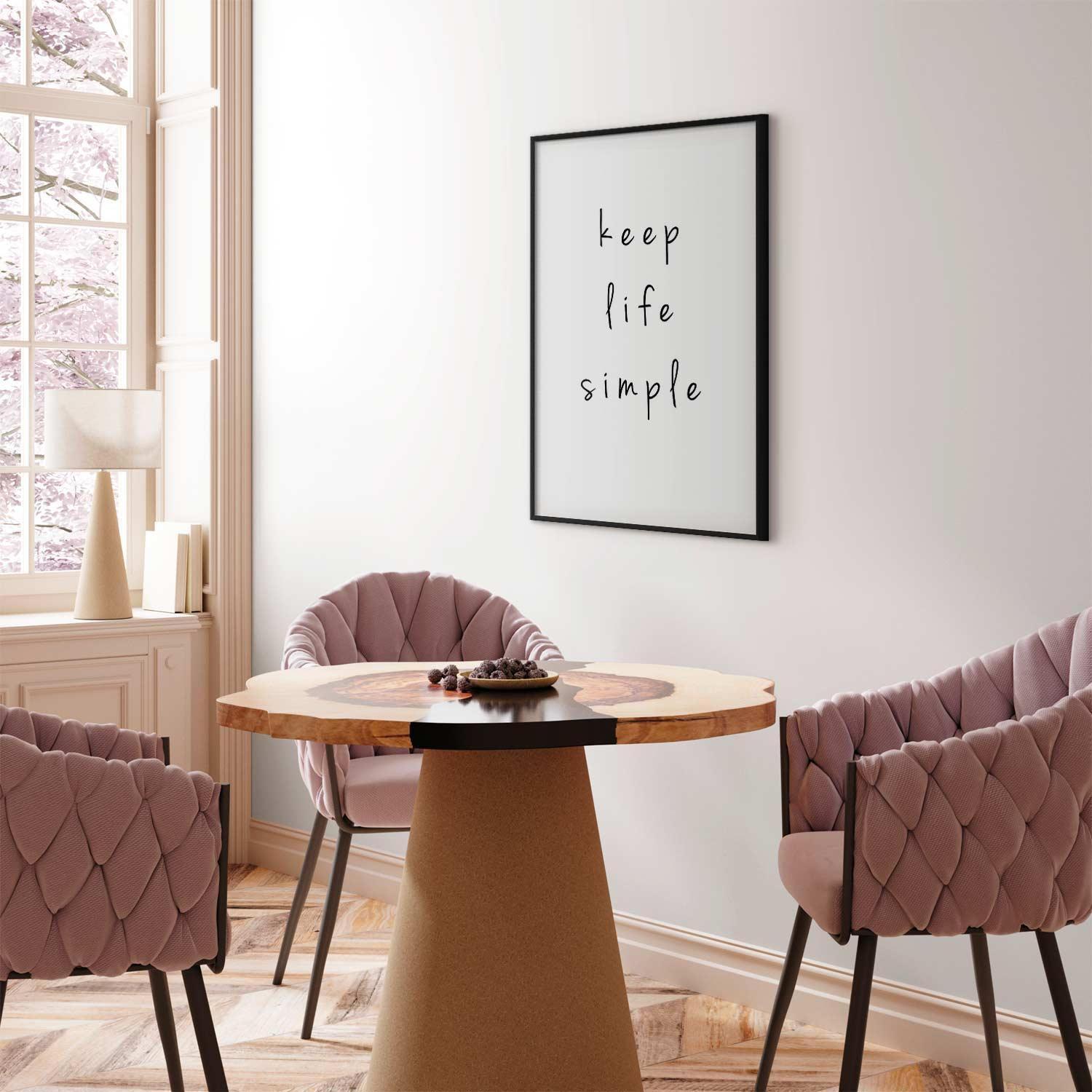 Poster - Keep Life Simple Artgeist