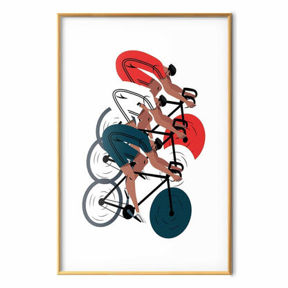 Poster - Olympics - Cycling Race
