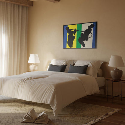 Leinwandbild - Henri Matisse – The Cowboy (from Jazz)