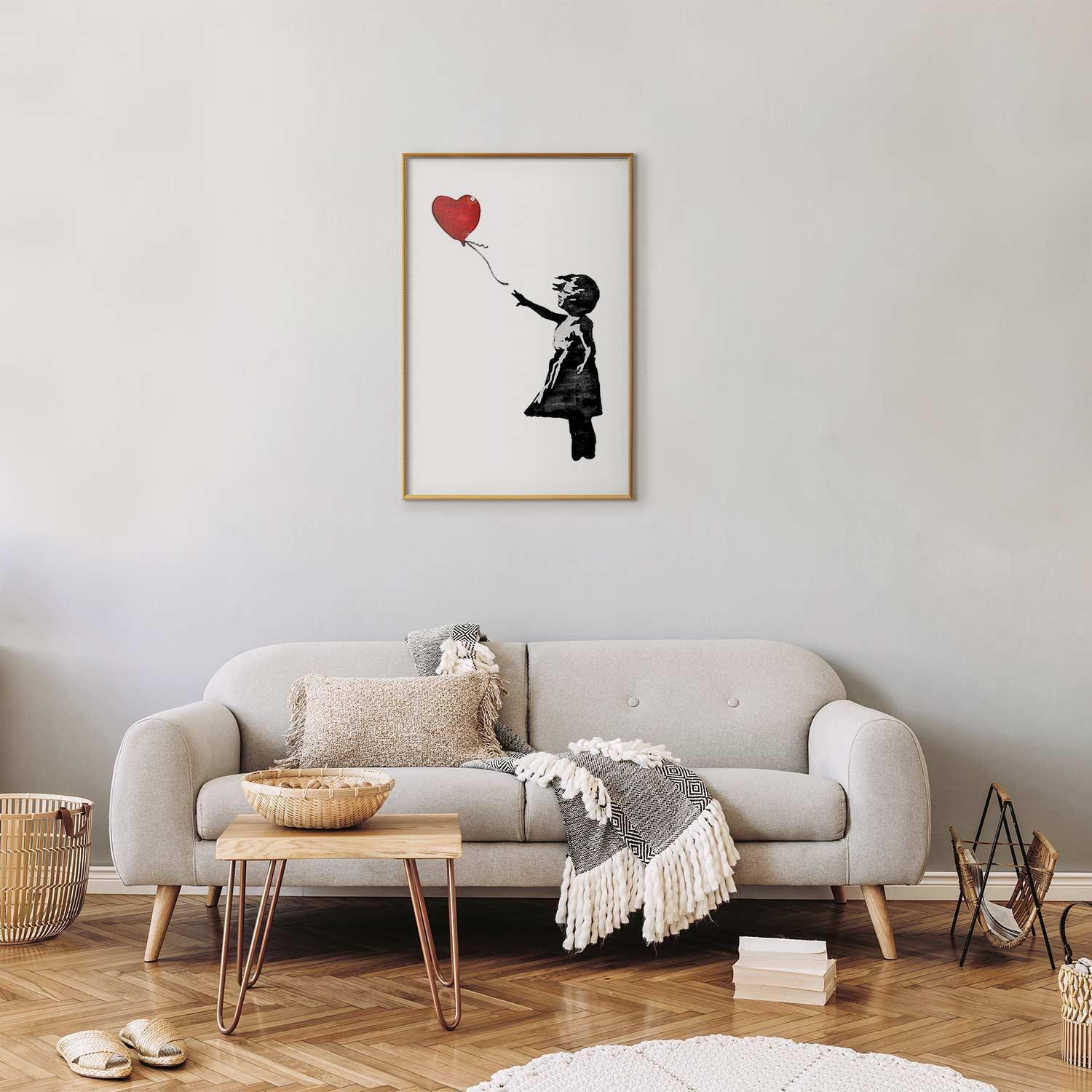 Poster - Banksy: Girl with a Balloon Artgeist