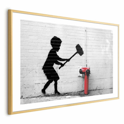 Poster - Destroy the Fire Hydrant Artgeist