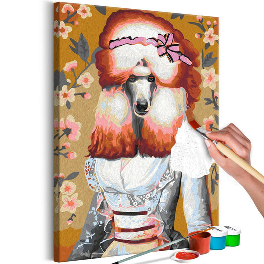 Malen nach Zahlen - Ginger Dog