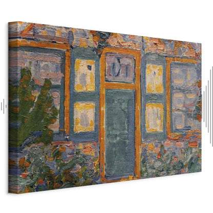 Leinwandbild - Piet Mondrian – House in Sunlight