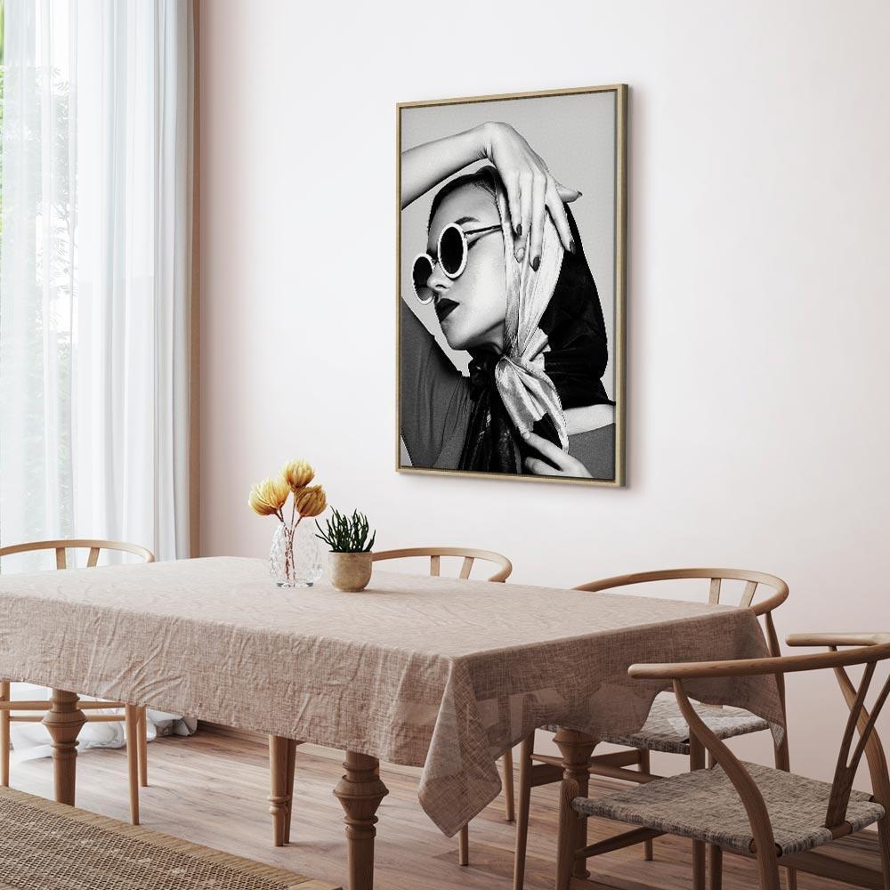 Leinwandbild - Stylish Lady (1 Part) Vertical