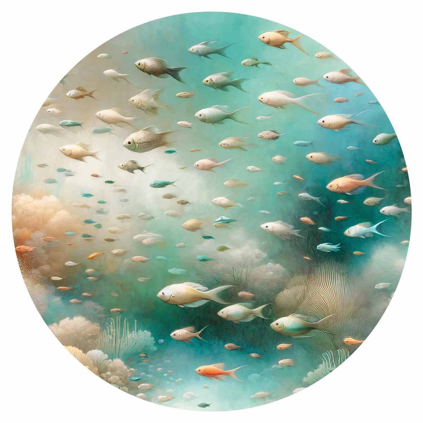 Runde Fototapete - Oceanic beauty