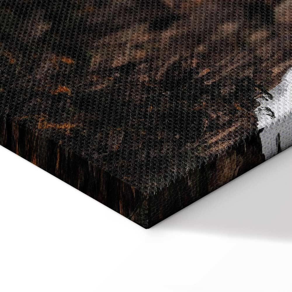 Leinwandbild - Heart of Mountain Landscape (1-part) - Clouds Amid Rocks