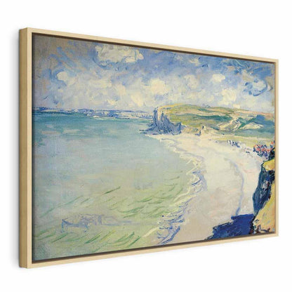 Leinwandbild - Claude Monet – Beach at Pourville