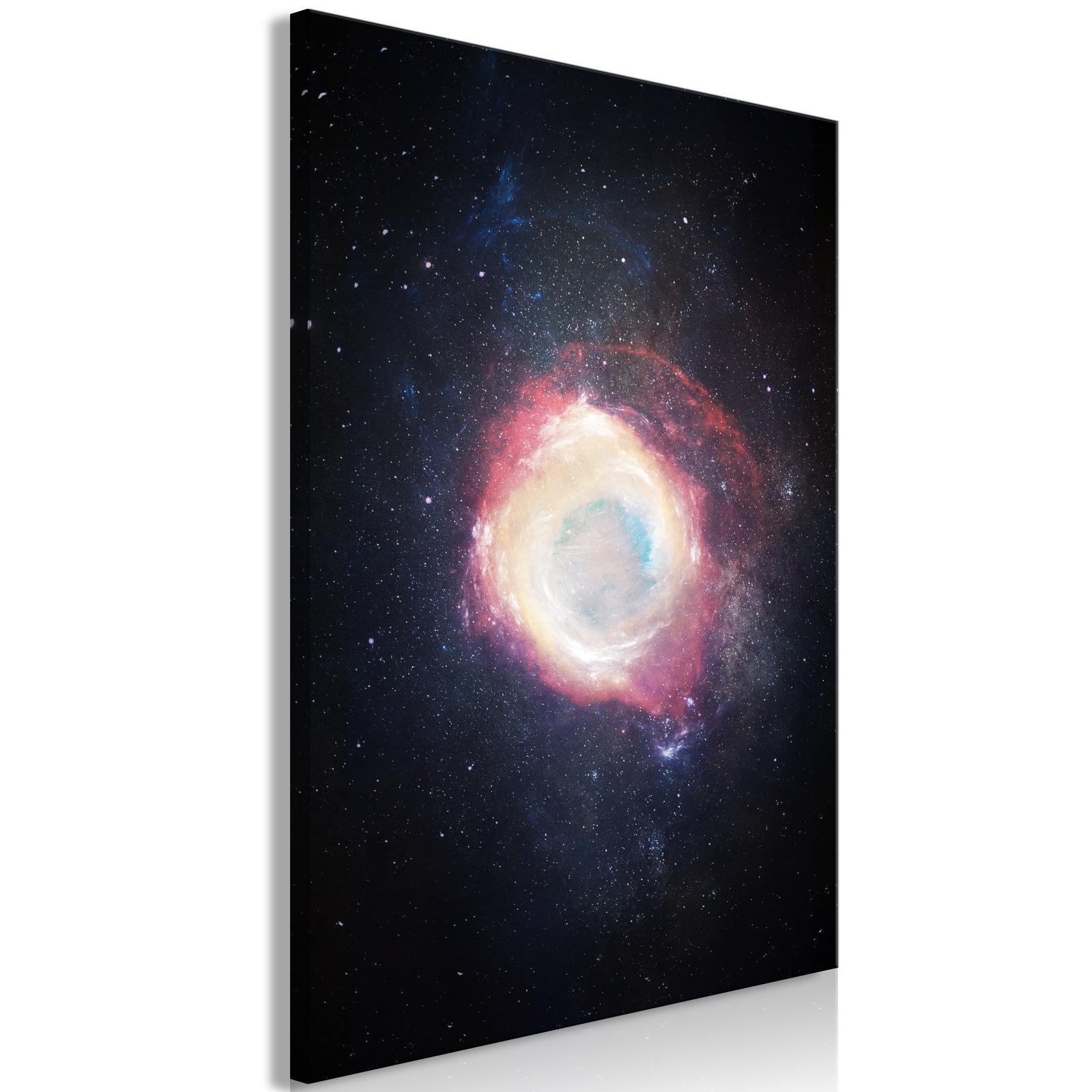 Leinwandbild - Galactic Explosion (1 Part) Vertical Artgeist