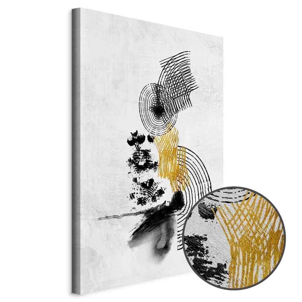 Leinwandbild - Landscape With the Sun (1 Part) Vertical