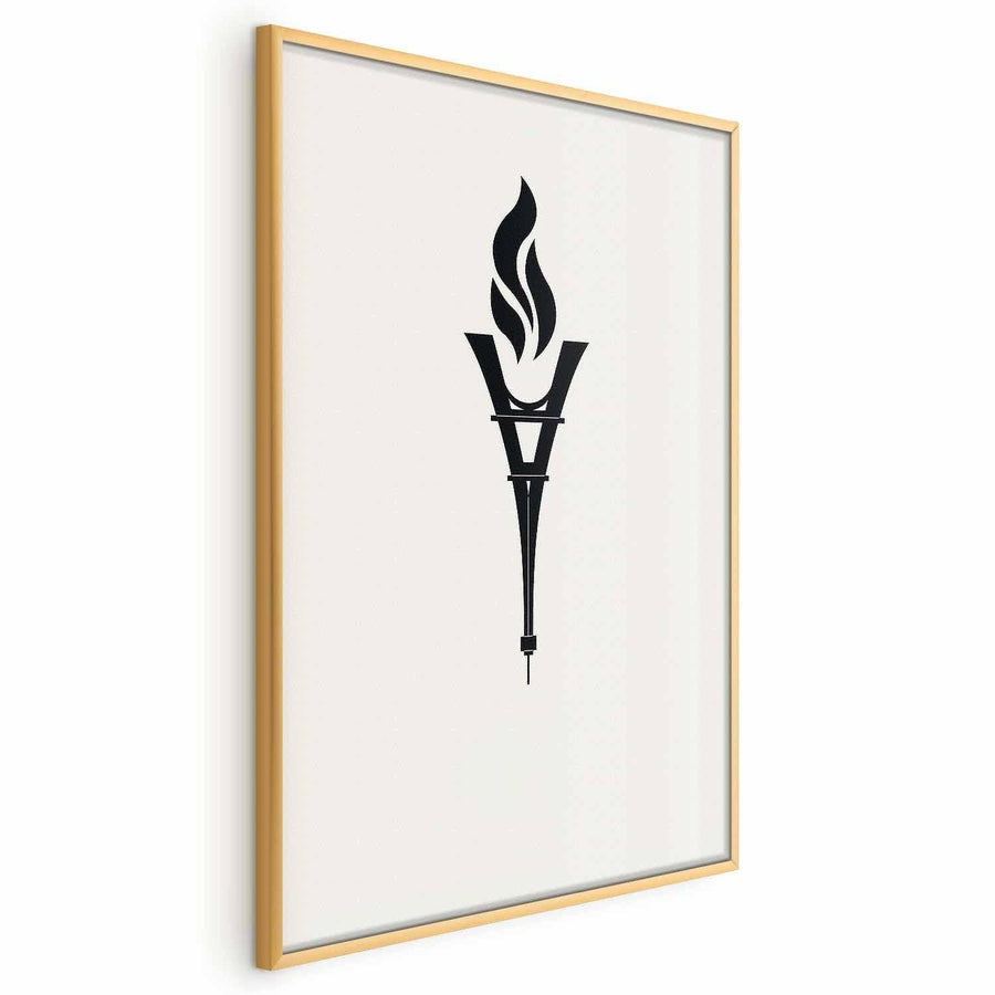 Poster - Torch Shaped Like the Eiffel Tower Artgeist