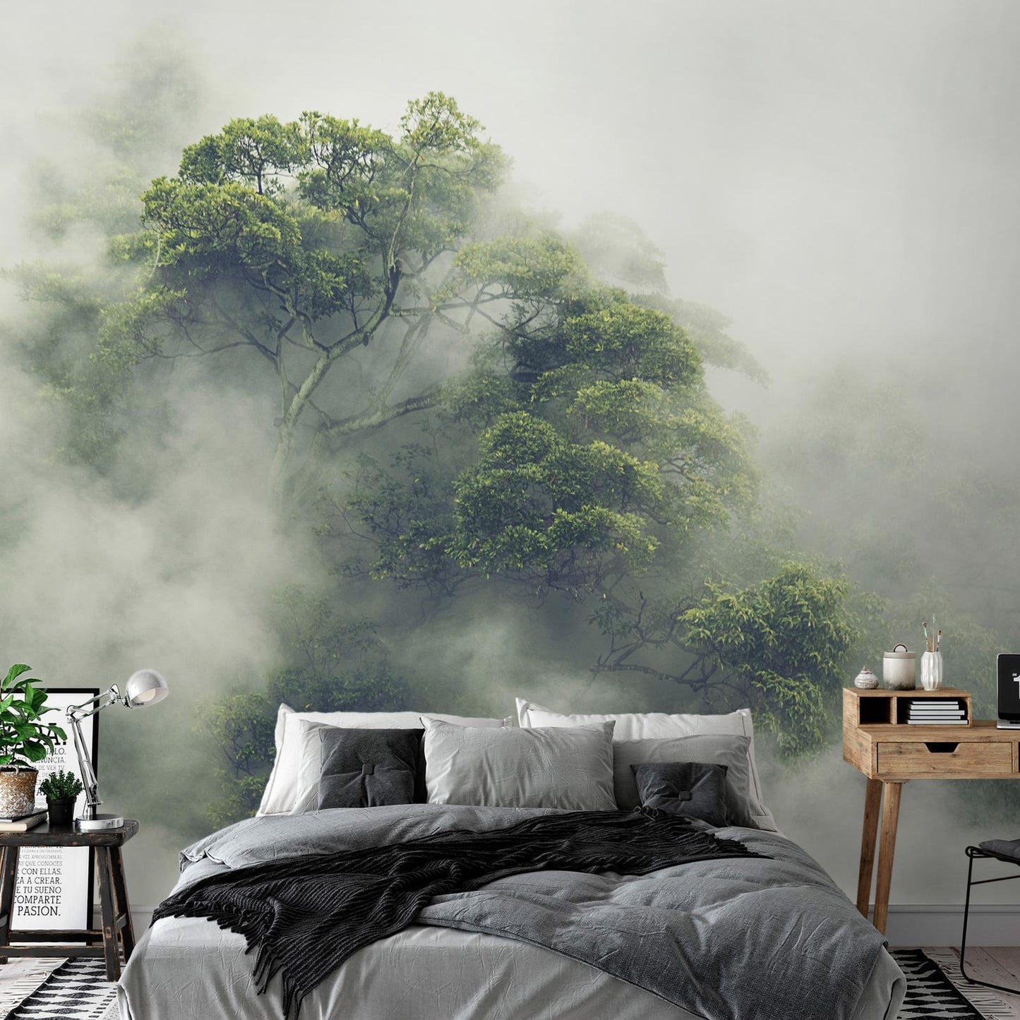 Fototapete Nebel über dem Amazonas – Mystik und Natur im Einklang