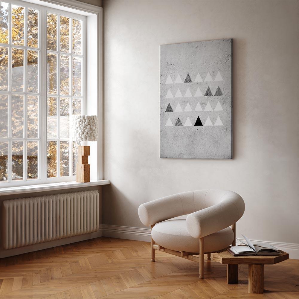 Leinwandbild - Grey Forest (1 Part) Vertical