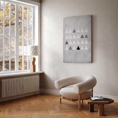 Leinwandbild - Grey Forest (1 Part) Vertical