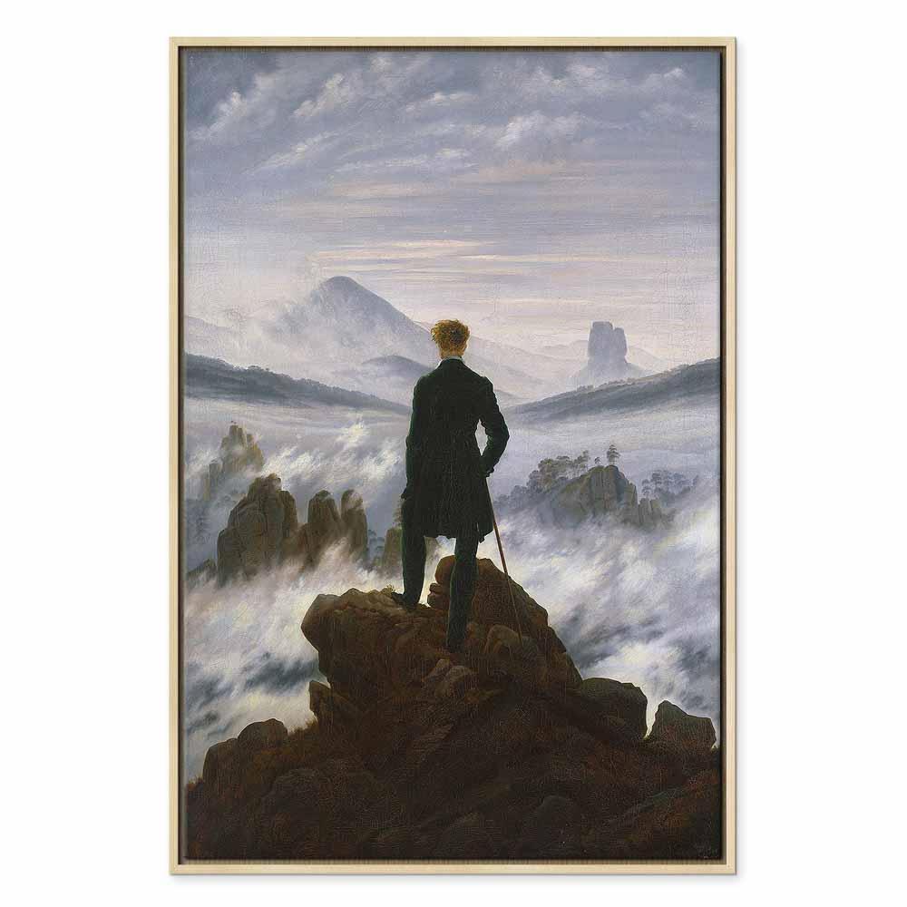 Leinwandbild - Caspar David Friedrich – Wanderer above the Sea of Fog