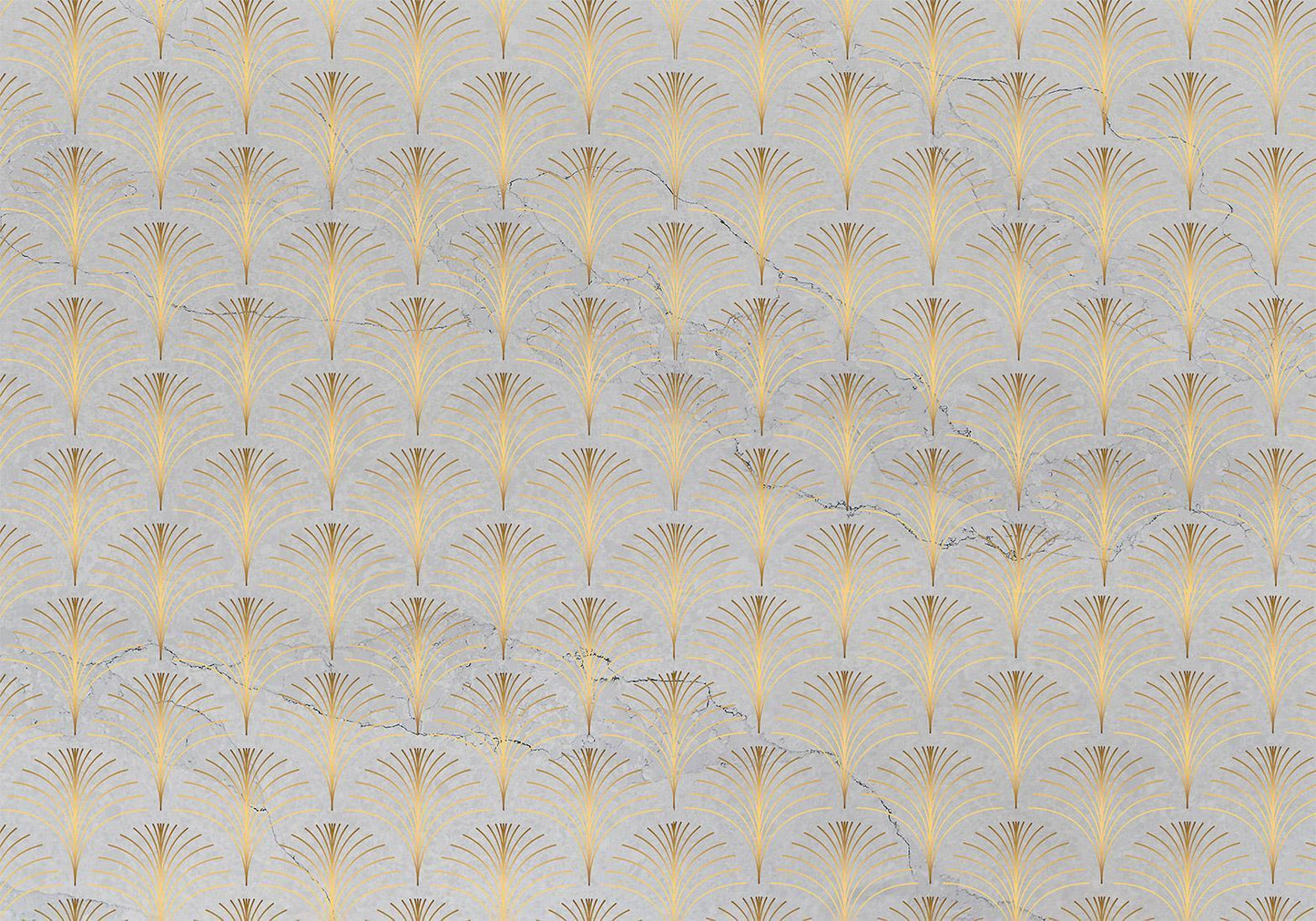 Fototapete - Linear Pattern With Gold Artgeist
