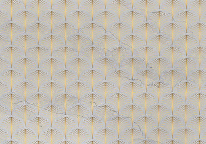 Fototapete - Linear Pattern With Gold Artgeist