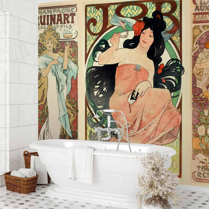 Fototapete - Alphonse Mucha Women's
