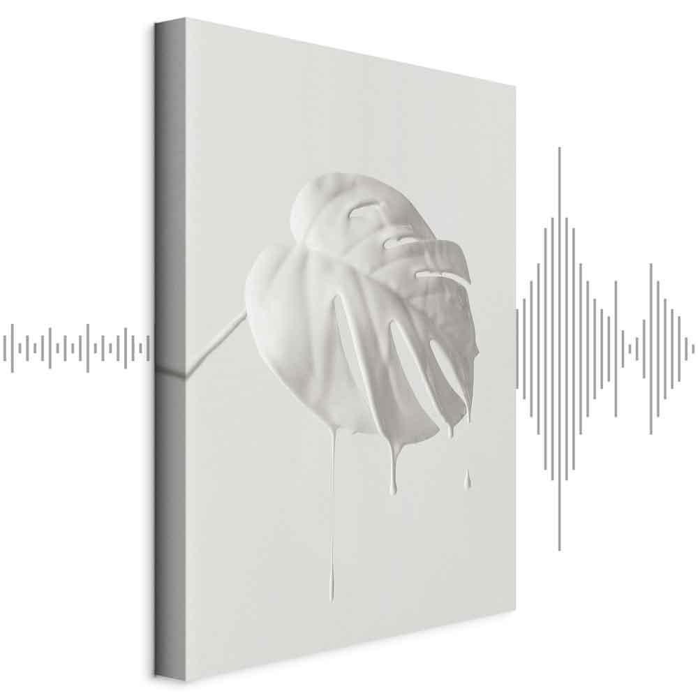 Leinwandbild - Bright Monstera (1 Part) Vertical