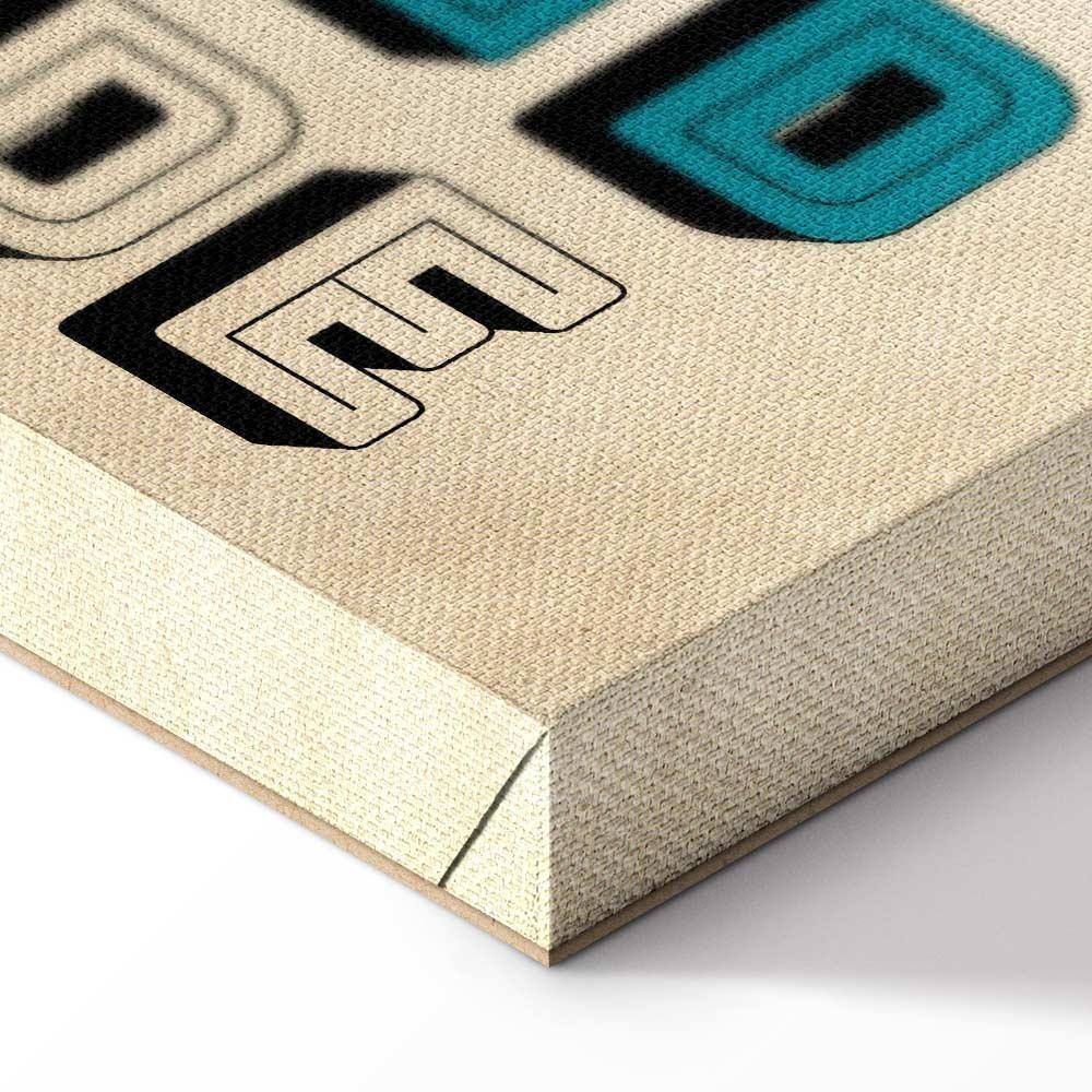 Leinwandbild - Take Walk on the Wild Side (1 Part) Square