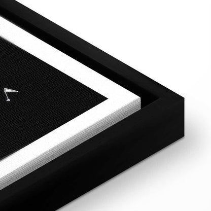 Leinwandbild - City Plan: Gdansk (1 Part) Vertical