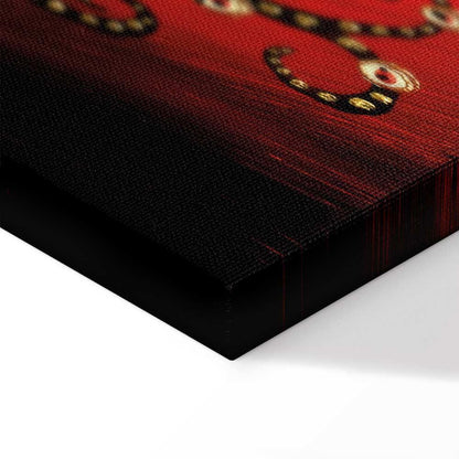 Leinwandbild - Fiery Tree (1 Part) Narrow