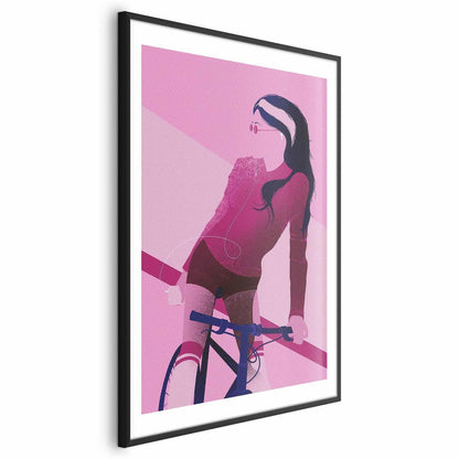 Poster - Woman on a Bicycle Artgeist