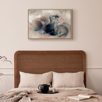 Leinwandbild - Thoughtful in Blue