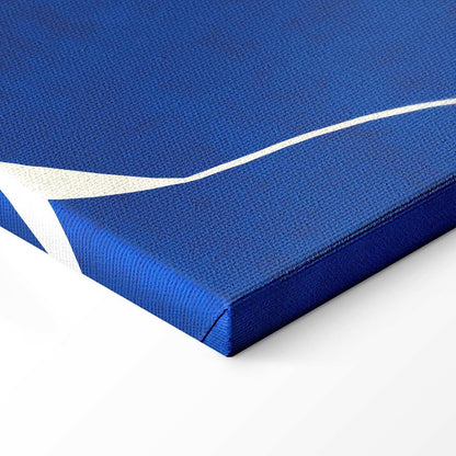 Leinwandbild - Blue femininity