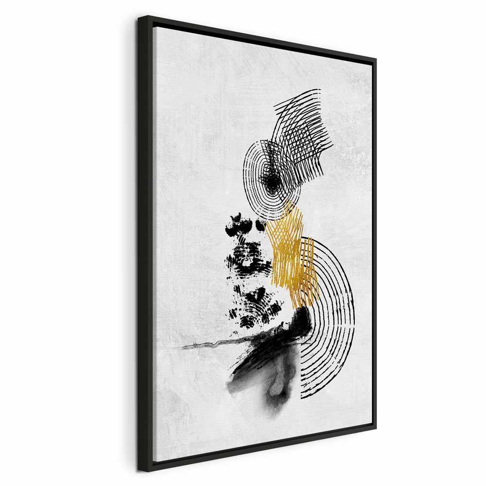 Leinwandbild - Landscape With the Sun (1 Part) Vertical