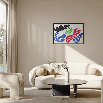 Leinwandbild - Henri Matisse – Lagoon III (from Jazz)