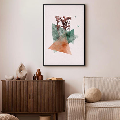 Leinwandbild - Modernist Flower (1 Part) Vertical