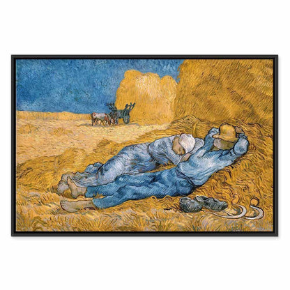Leinwandbild Mittagsruhe Vincent van Gogh – Ländliche Idylle
