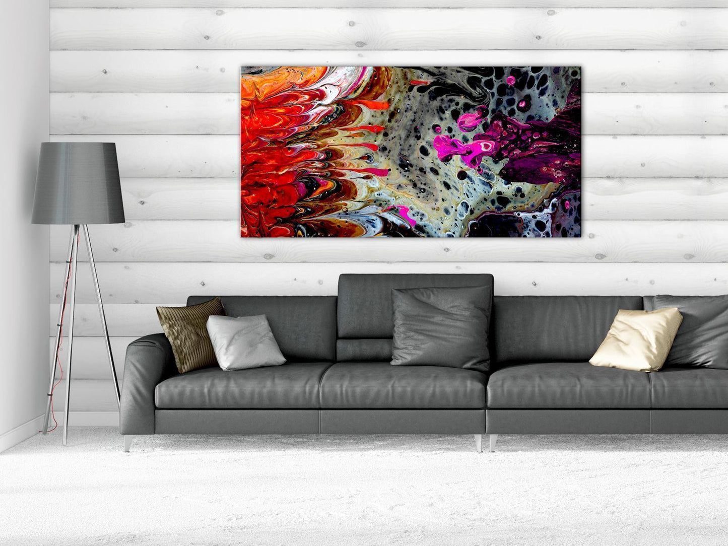 Leinwandbild - Paint Fusion (1 Part) Wide