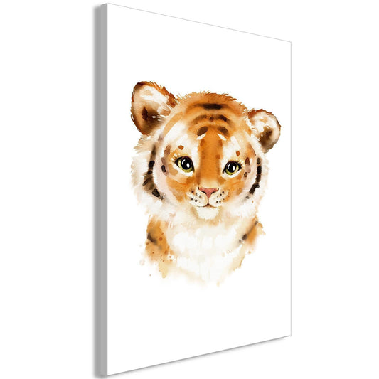 Leinwandbild - Little Tiger (1 Part) Vertical Artgeist