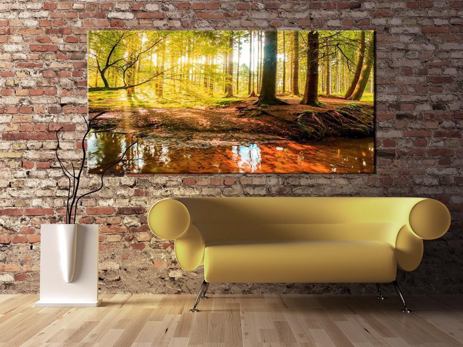 Leinwandbild Herbstträume – Stimmungsvolle Naturkunst in warmen Farben
