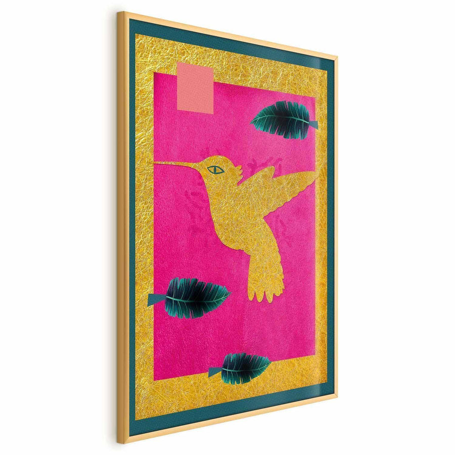Poster - Golden Hummingbird Artgeist