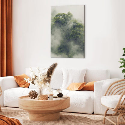 Leinwandbild - Foggy Amazon (1 Part) Vertical