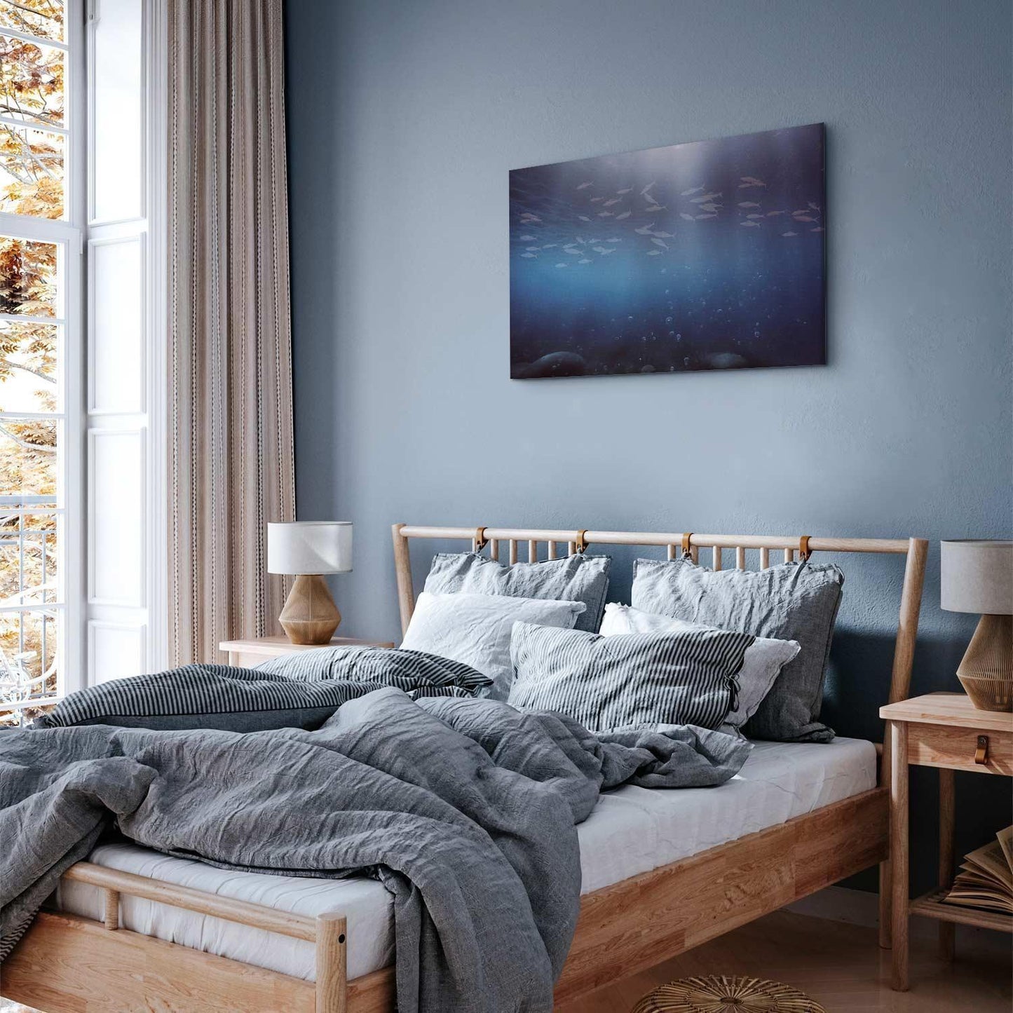 Leinwandbild - Fish in the depths